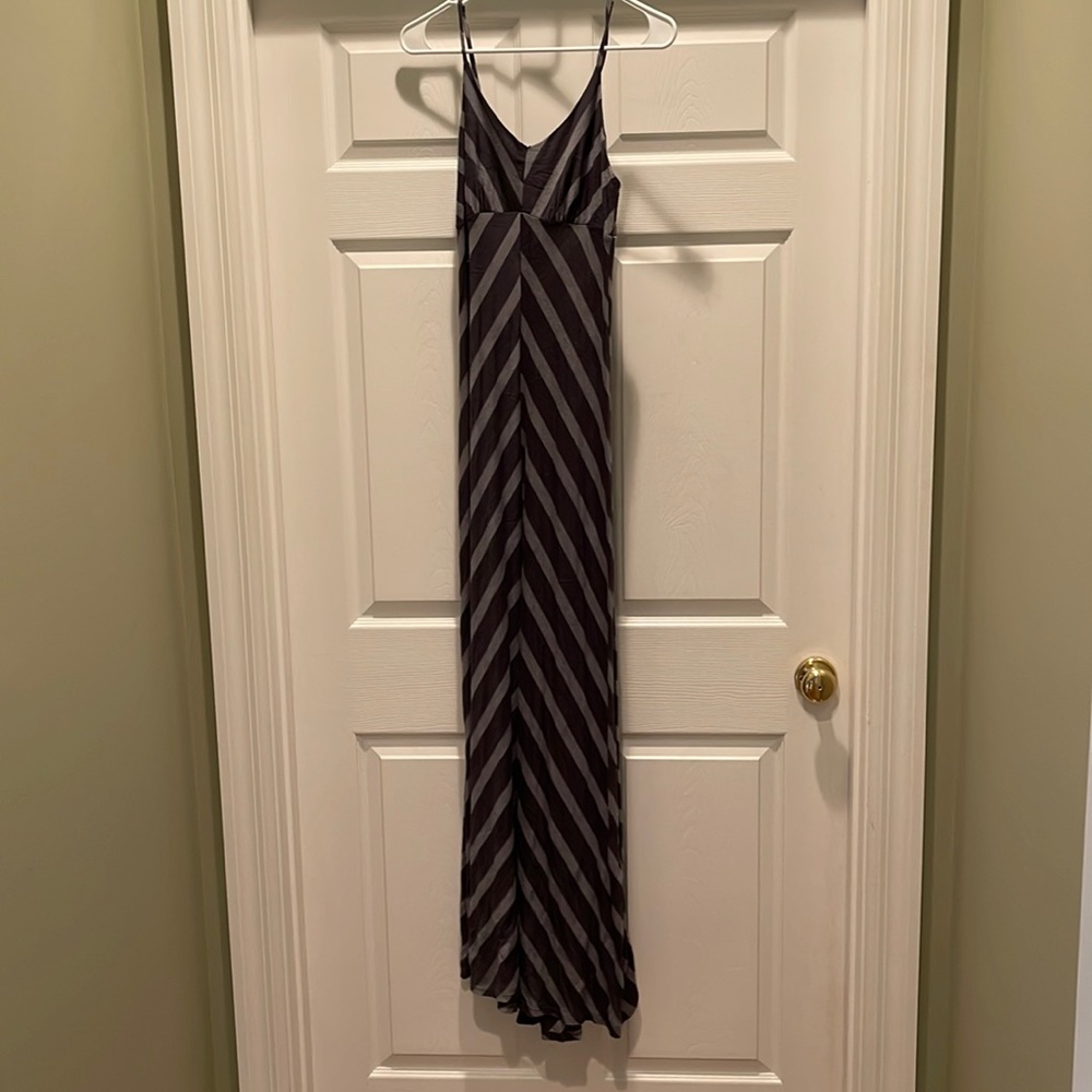 Striped maxi dress